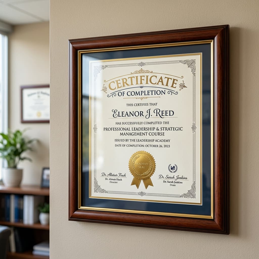 Diplôme de fin
de parcours